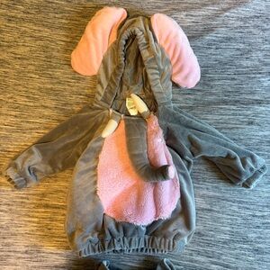 Target Gray and Pink Elephant Costume Size 6-12mo
